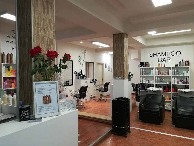 Interijer Frizerskog salona GLOSS u Rijeci